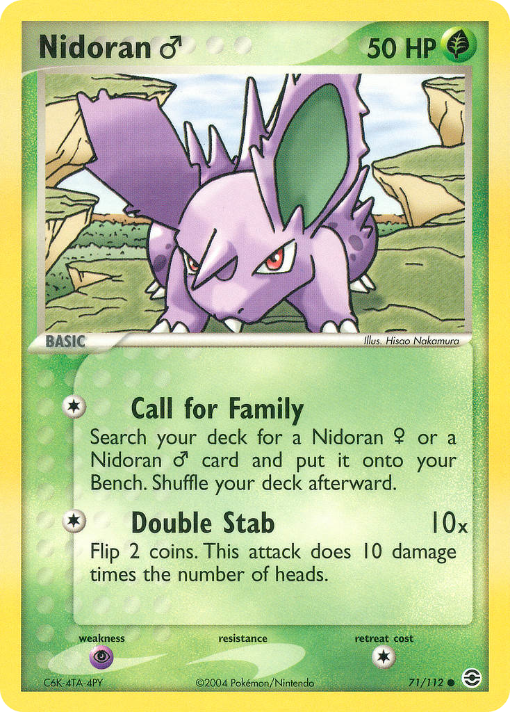 Nidoran ♂ card