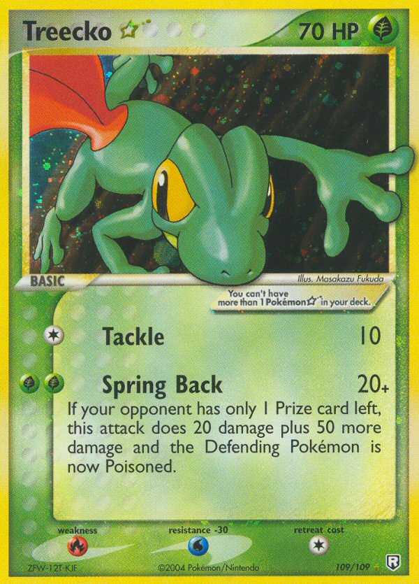 Treecko ★ card