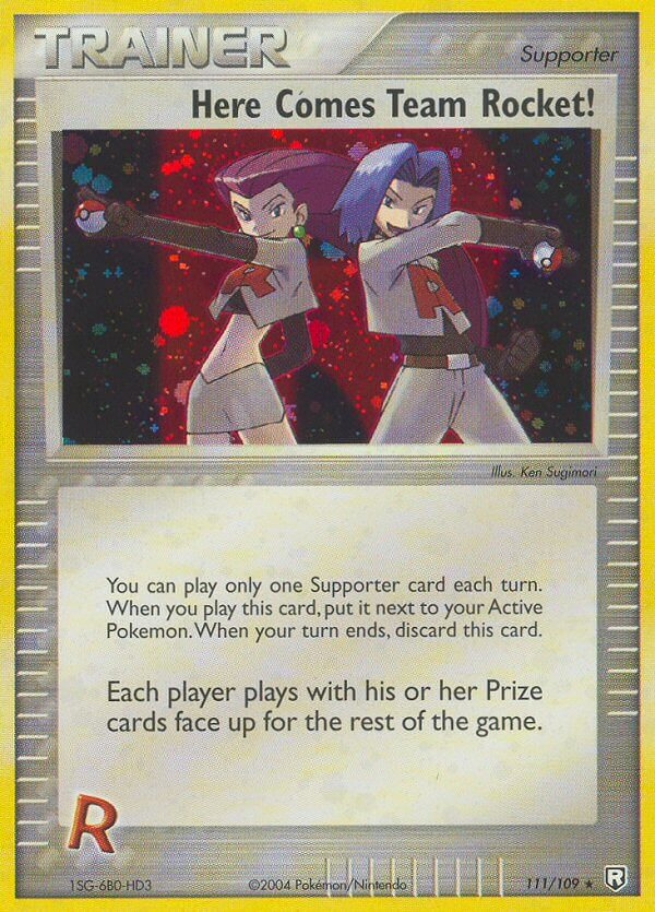 Here Comes Team Rocket! card