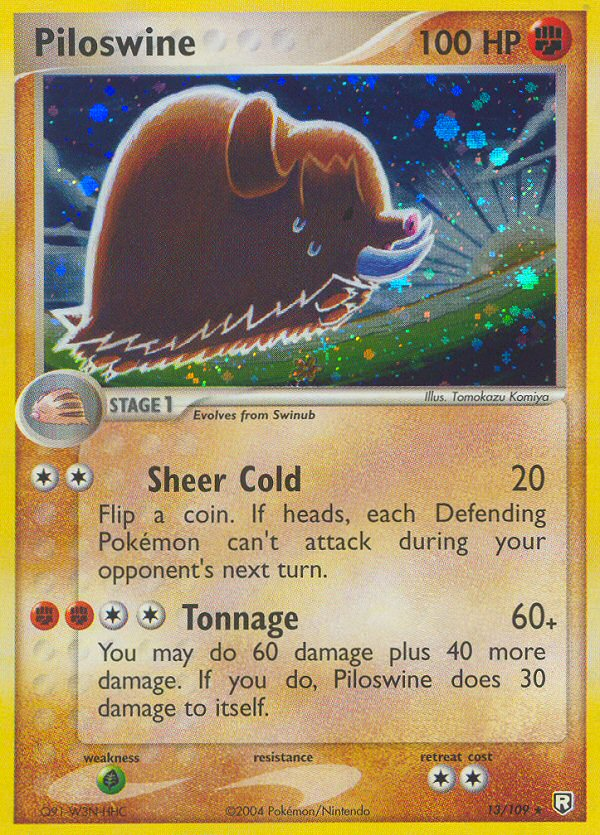 Piloswine card