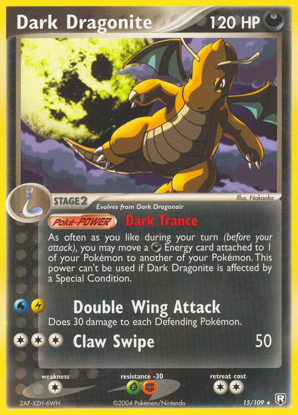 Dark Dragonite card