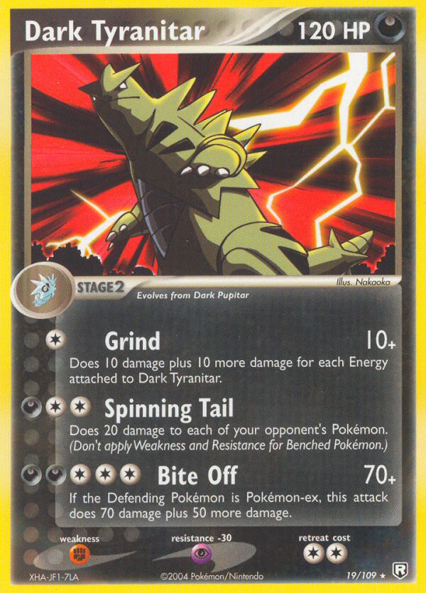 Dark Tyranitar card