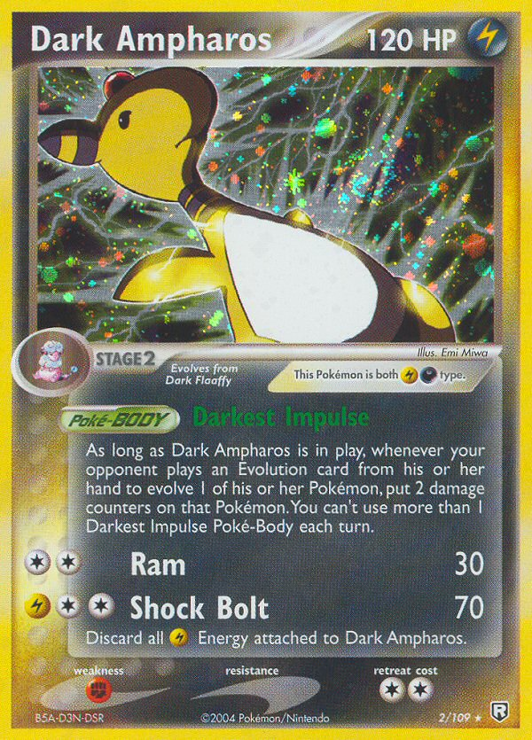 Dark Ampharos card