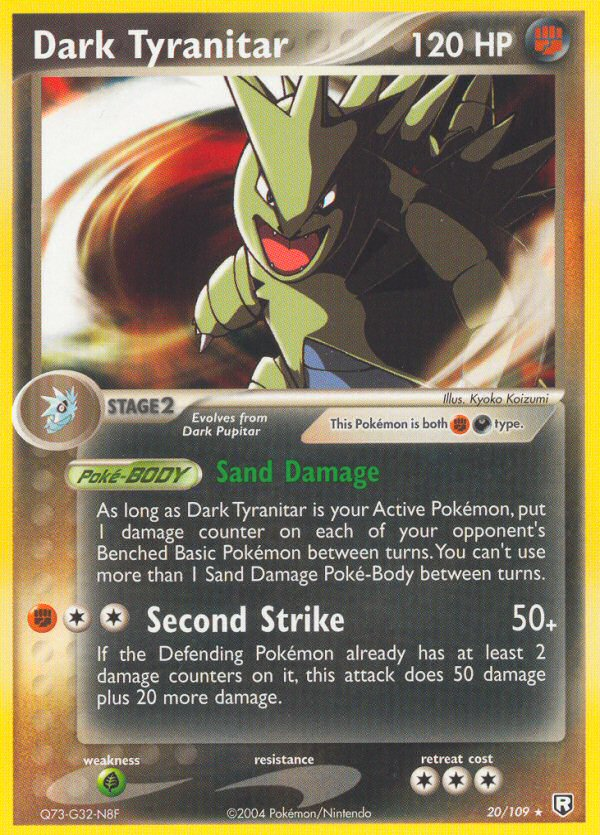 Dark Tyranitar card