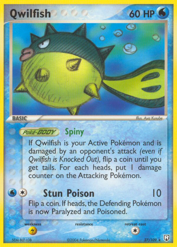 Qwilfish card