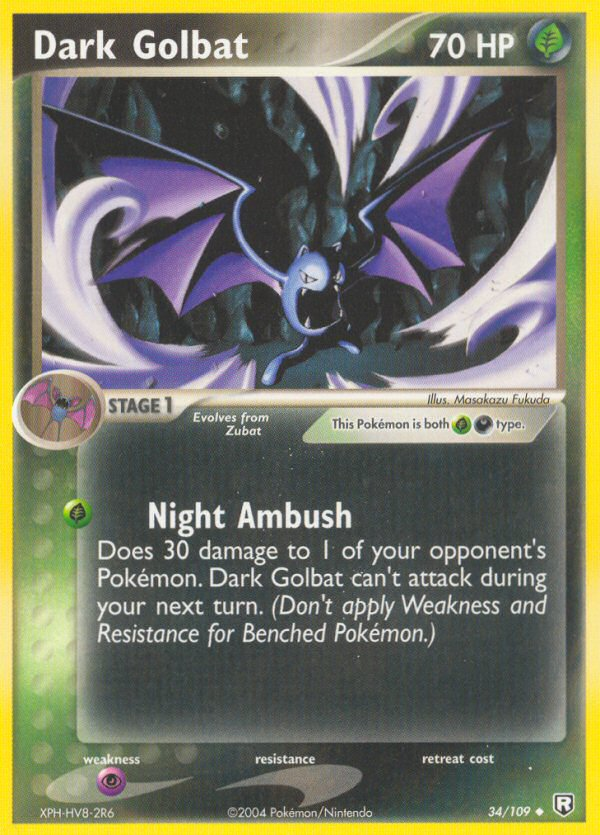 Dark Golbat card