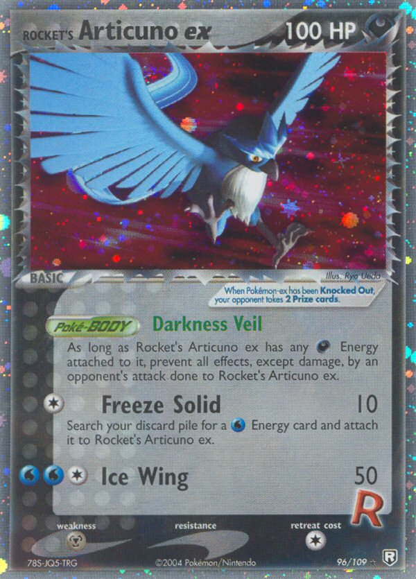 Rocket's Articuno ex card