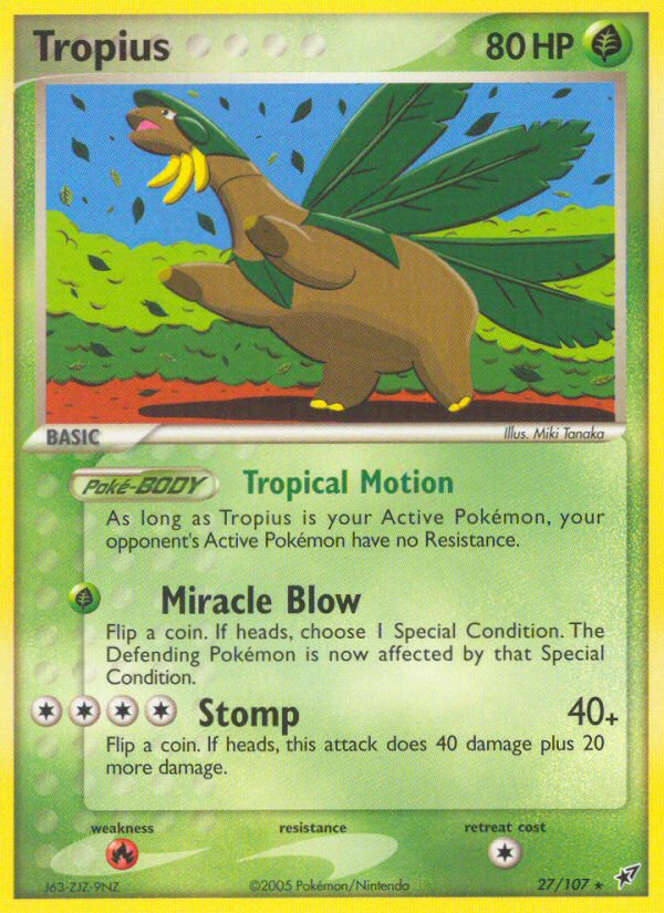 Tropius card