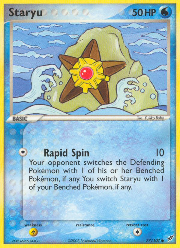 Staryu card