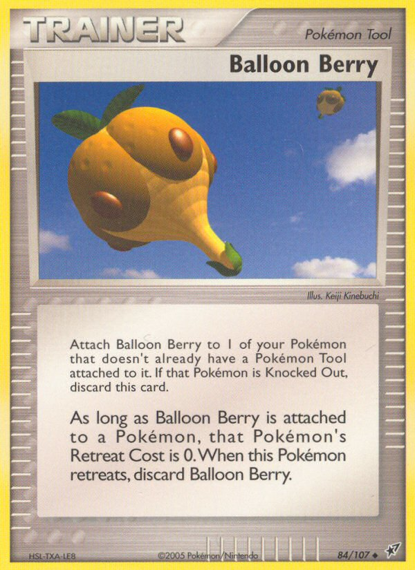 Balloon Berry card