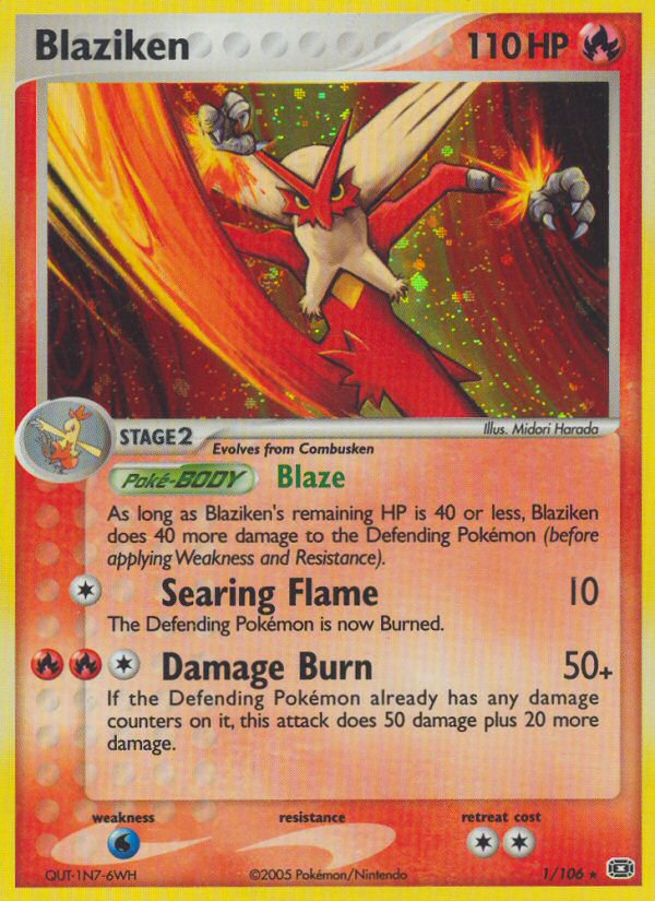 Blaziken card