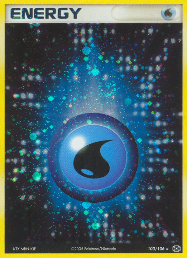 Water Energy card