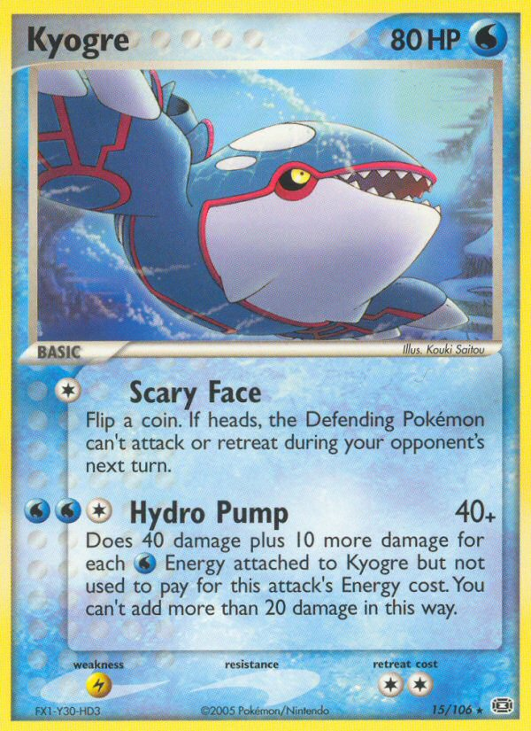 Kyogre card