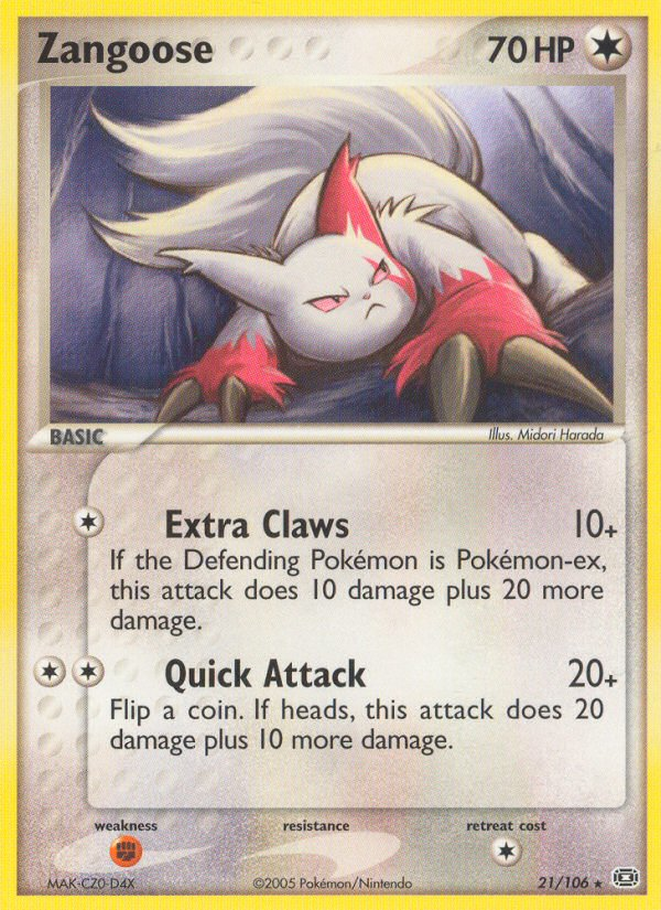 Zangoose card