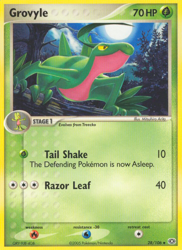 Grovyle card