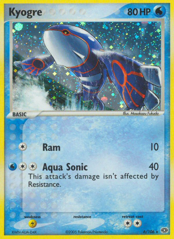 Kyogre card