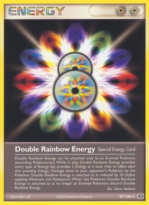 Double Rainbow Energy card