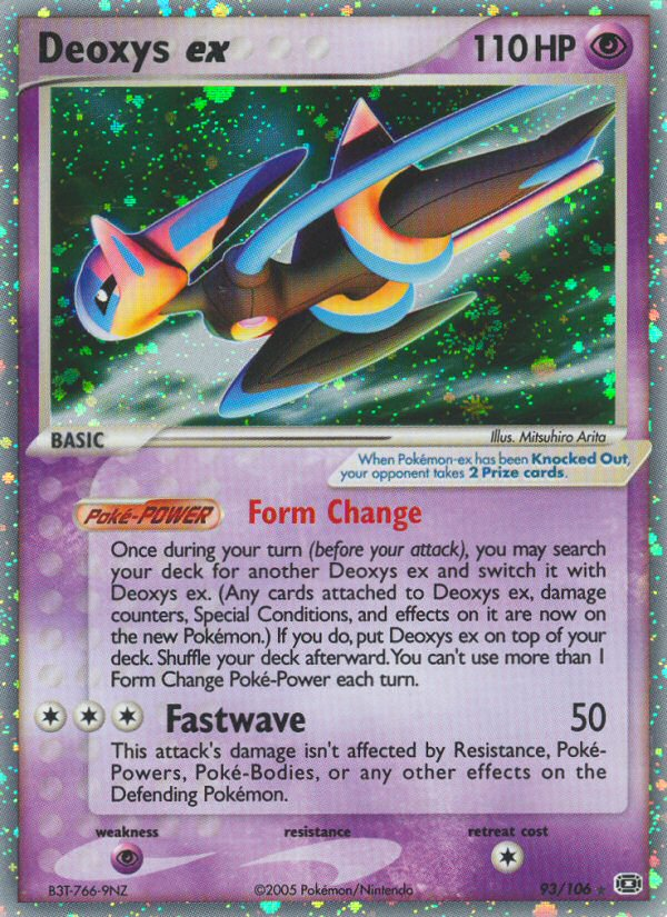 Deoxys ex card