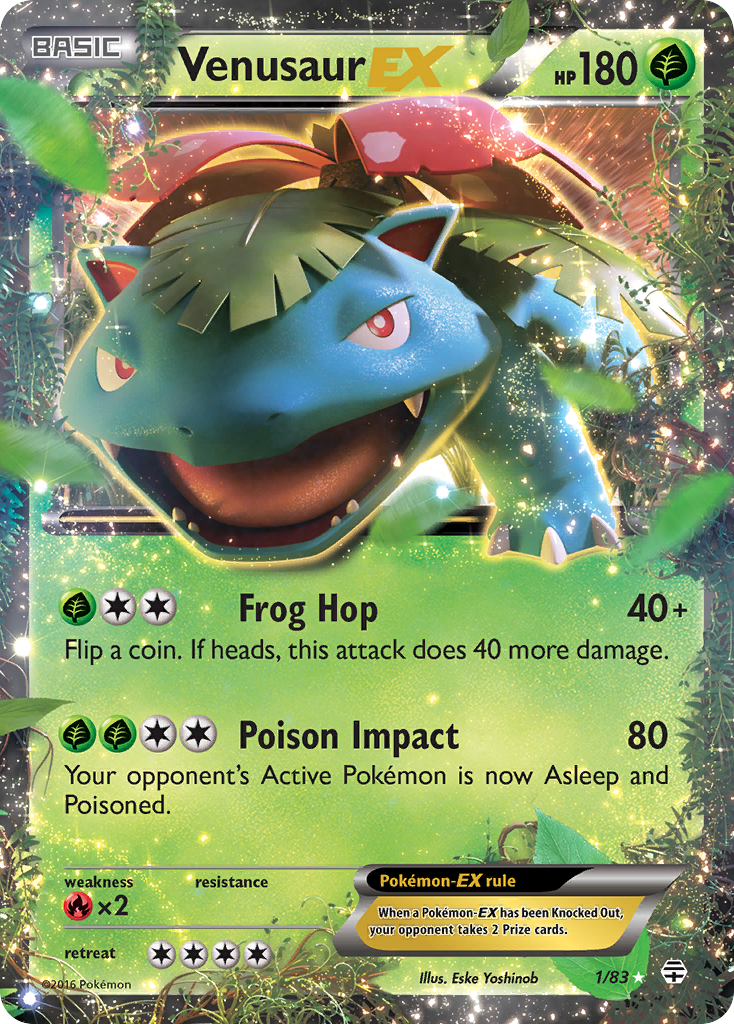 Venusaur EX card