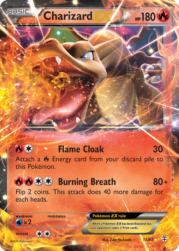 Charizard EX card