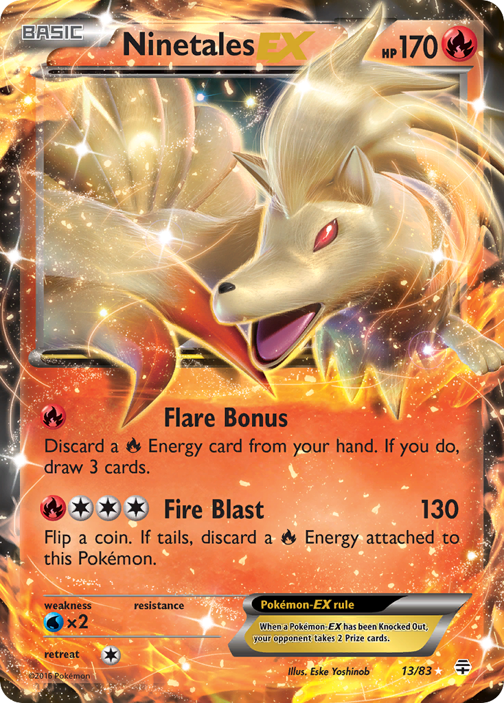 Ninetales EX card