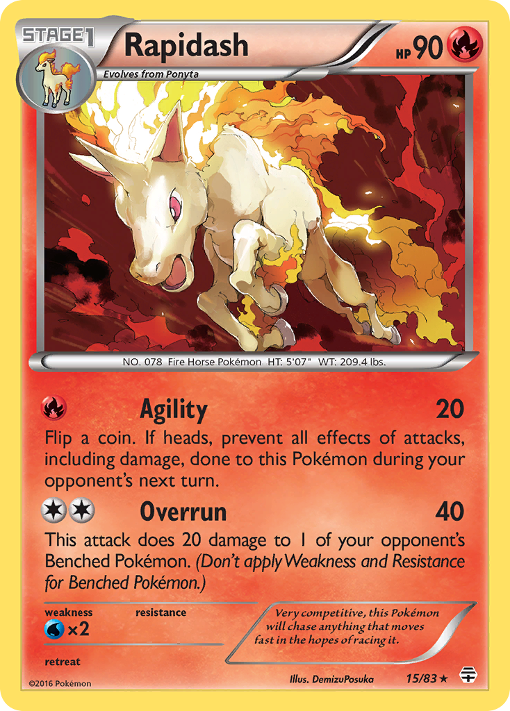 Rapidash card