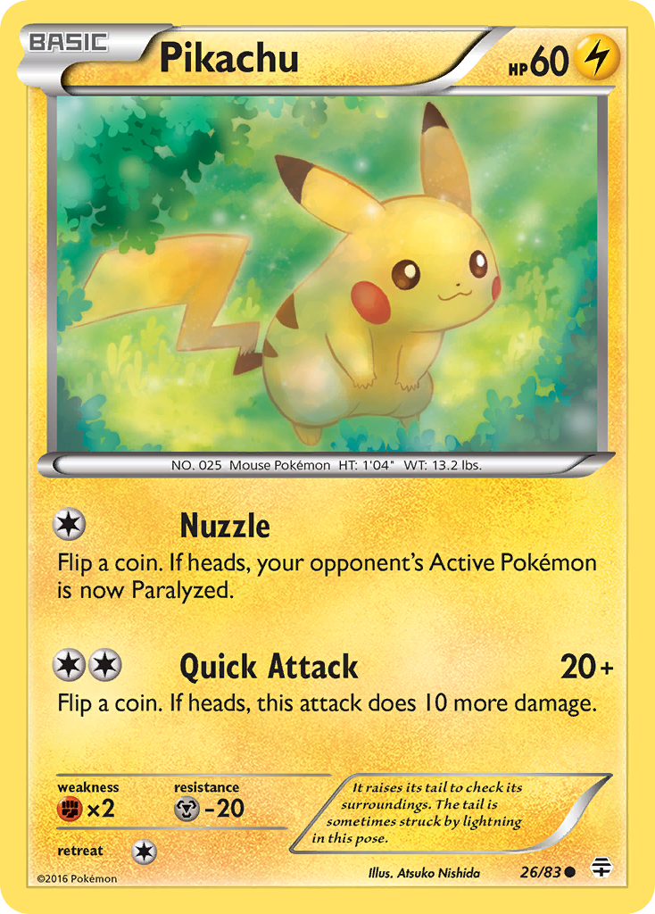 Pikachu card