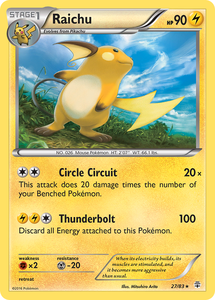 Raichu card