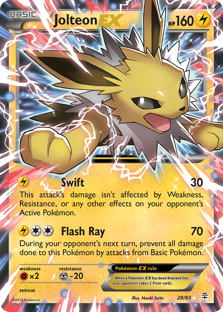 Jolteon EX card