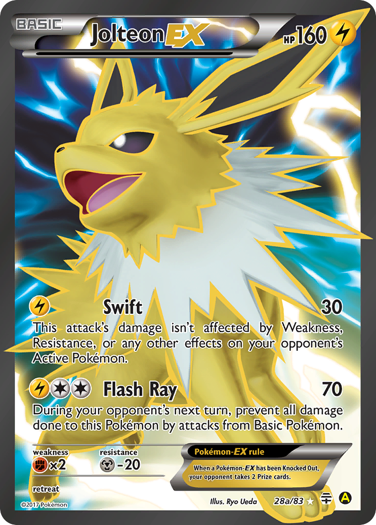 Jolteon EX card