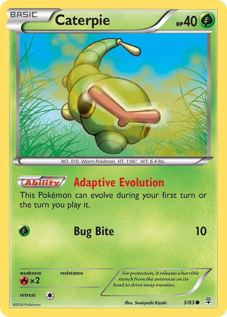 Caterpie card