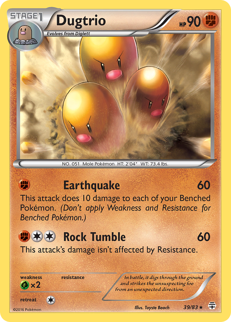 Dugtrio card