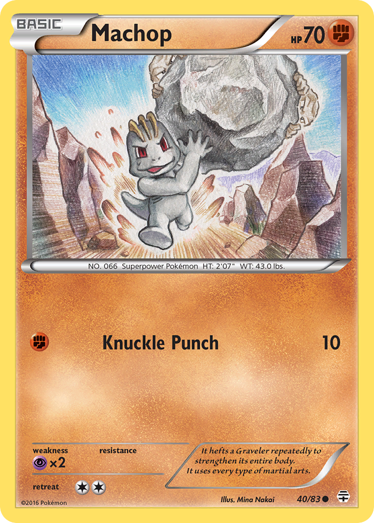 Machop card