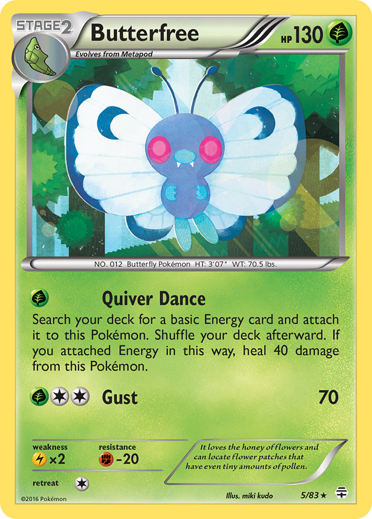 Butterfree card