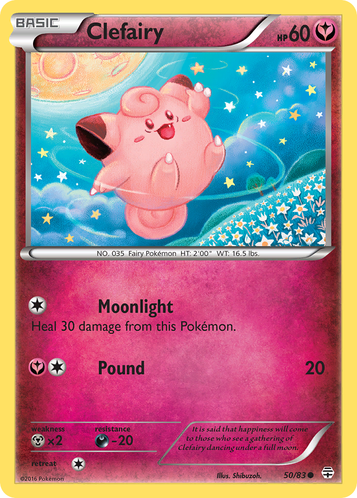 Clefairy card