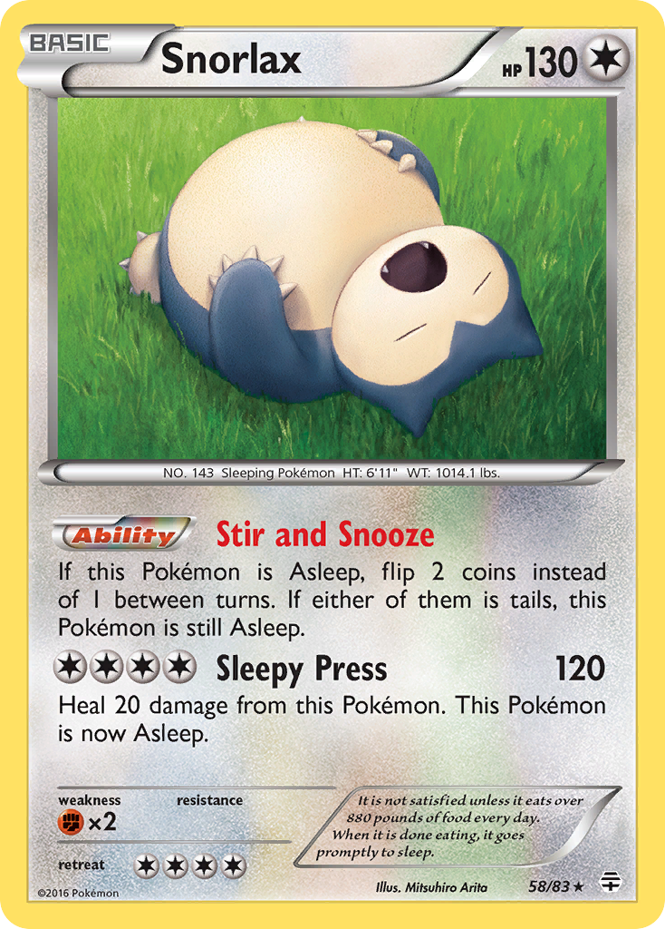 Snorlax card