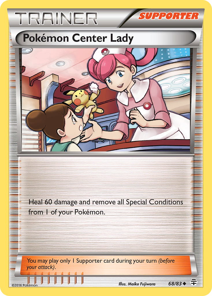 Pokémon Center Lady card