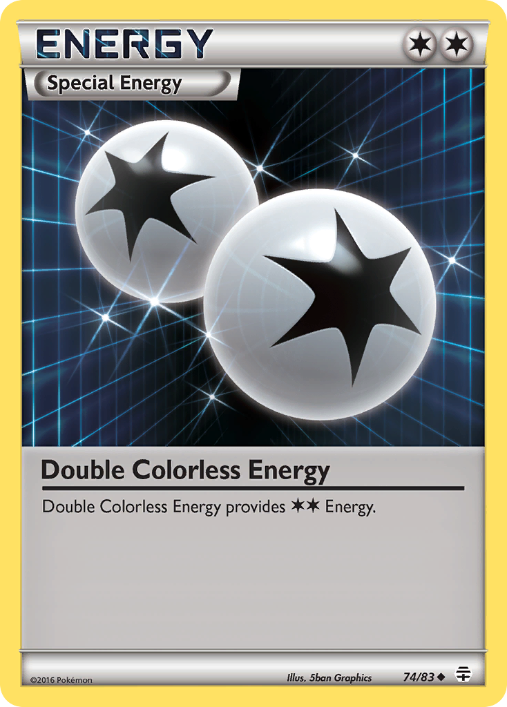 Double Colorless Energy card