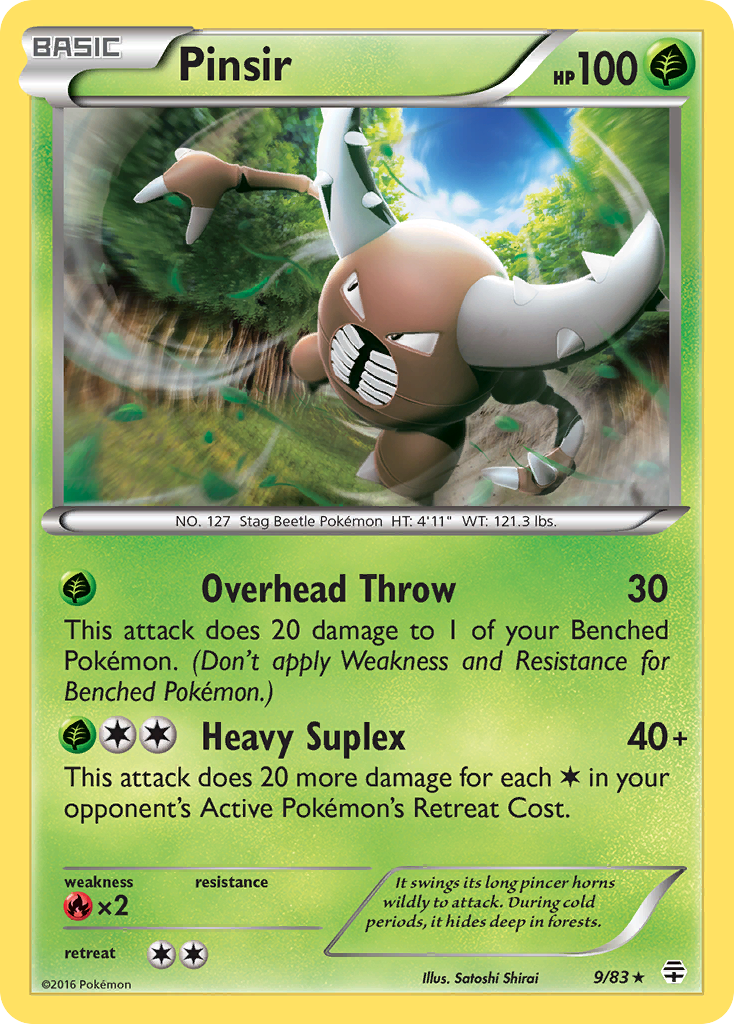 Pinsir card