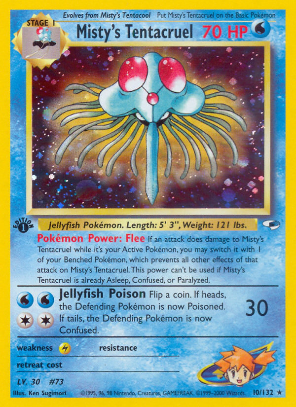 Misty's Tentacruel card