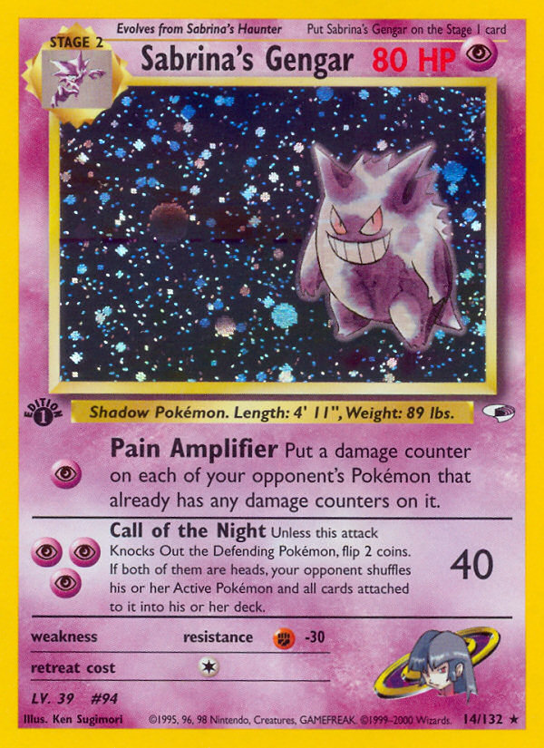 Sabrina's Gengar card