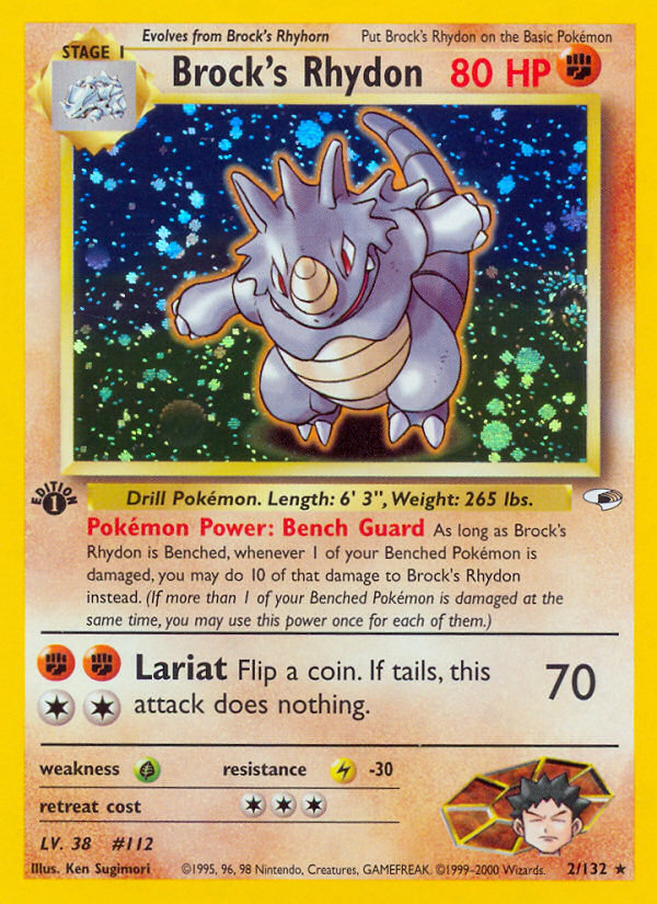 Brock's Rhydon card