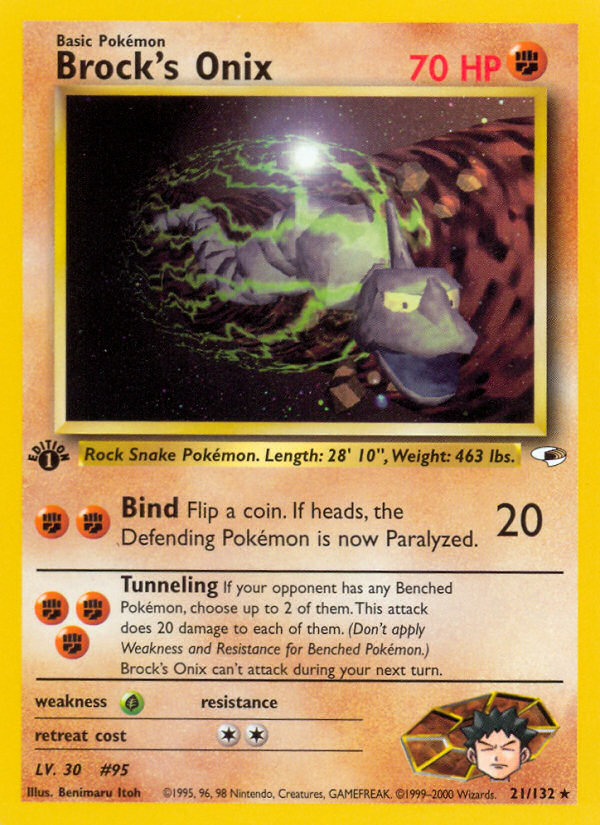 Brock's Onix card