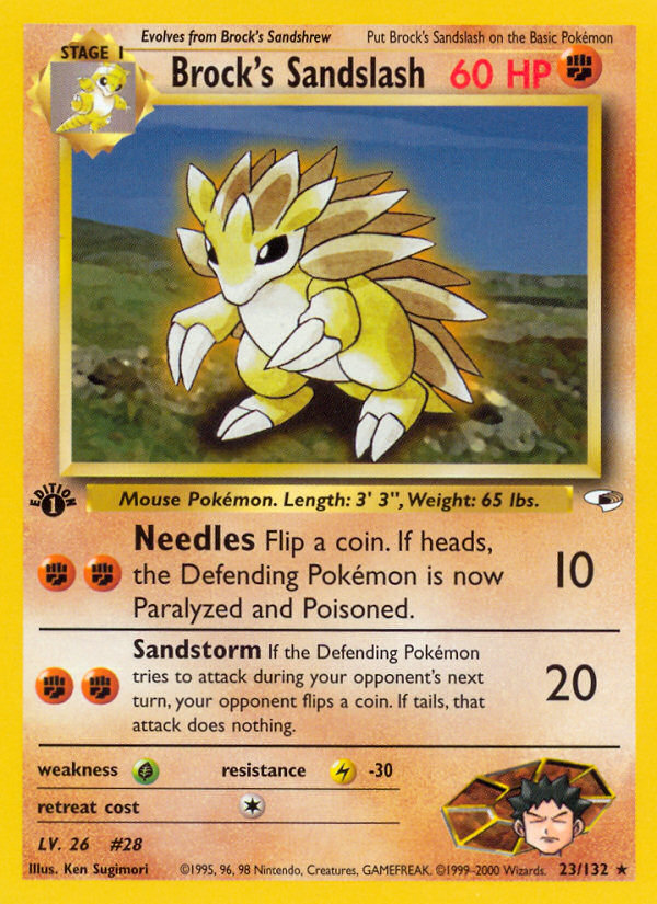 Brock's Sandslash card