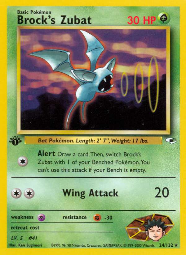 Brock's Zubat card