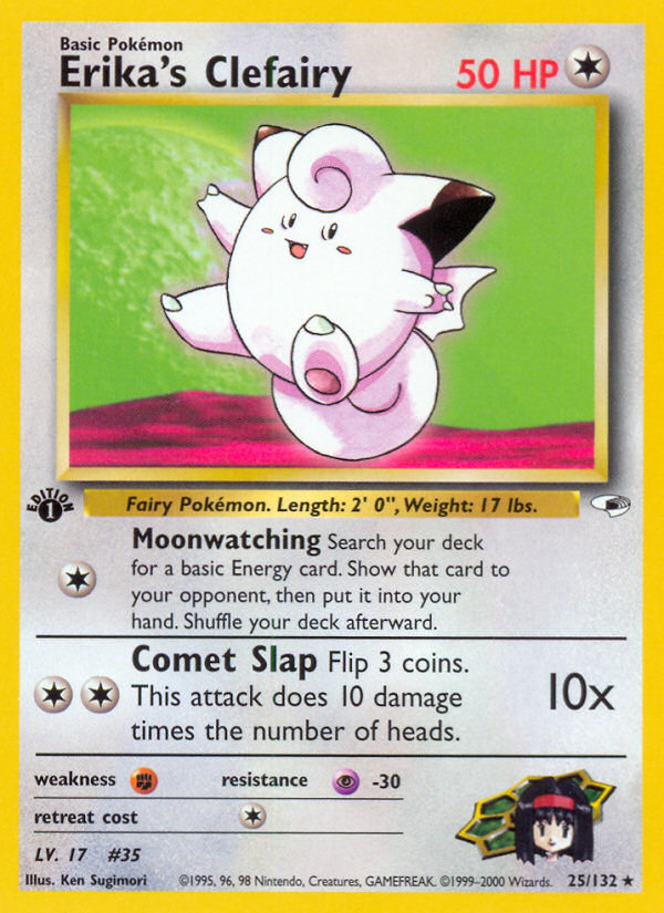 Erika's Clefairy card