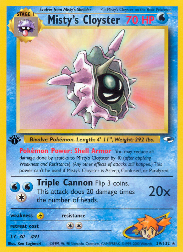 Misty's Cloyster card