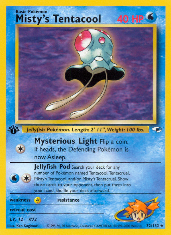 Misty's Tentacool card