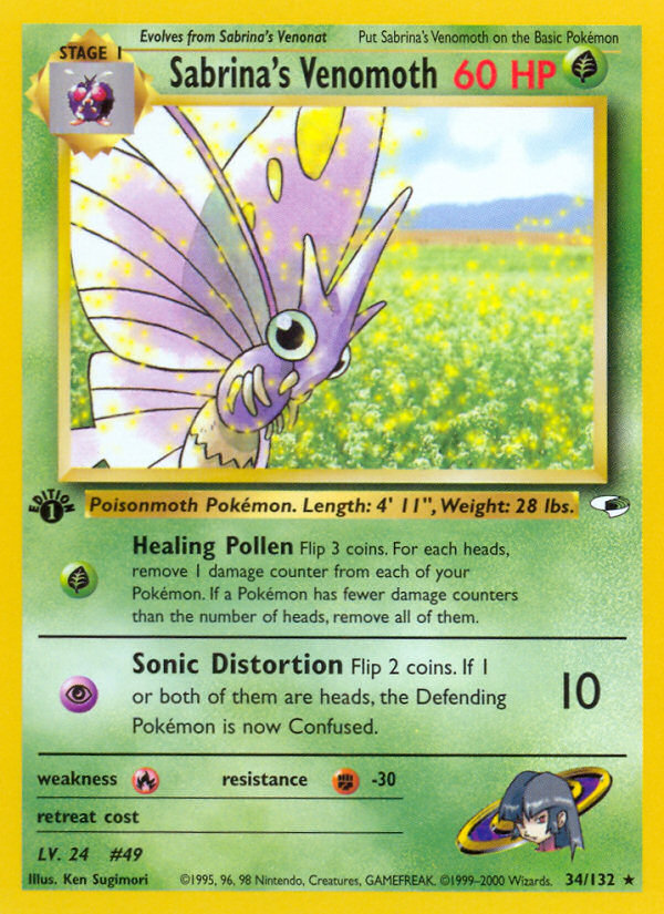 Sabrina's Venomoth card