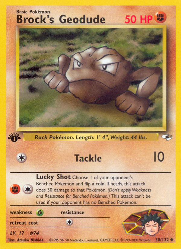 Brock's Geodude card